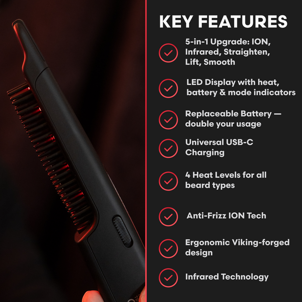 Carbon X Pro | Beard Straightener