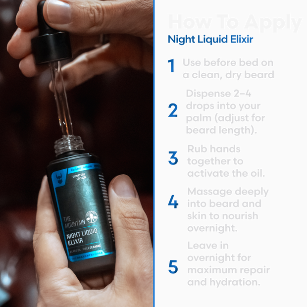 Night Liquid Beard Oil - Mountain