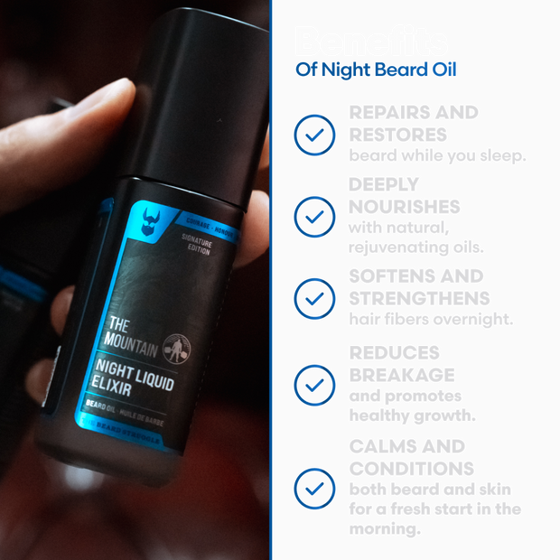Night Liquid Beard Oil - Mountain